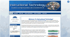 Desktop Screenshot of insttech.tulsaschools.org