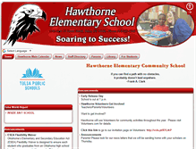 Tablet Screenshot of hawthorne.tulsaschools.org