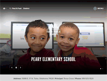 Tablet Screenshot of peary.tulsaschools.org