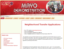 Tablet Screenshot of mayo.tulsaschools.org