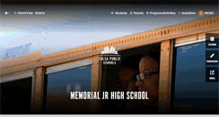 Desktop Screenshot of memorialjh.tulsaschools.org