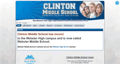 Desktop Screenshot of clinton.tulsaschools.org