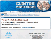 Tablet Screenshot of clinton.tulsaschools.org