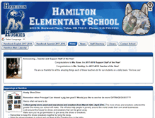 Tablet Screenshot of hamilton.tulsaschools.org