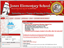 Tablet Screenshot of jones.tulsaschools.org