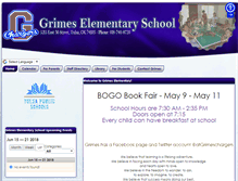 Tablet Screenshot of grimes.tulsaschools.org