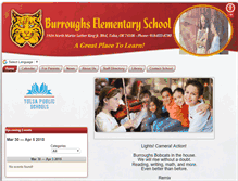 Tablet Screenshot of burroughs.tulsaschools.org