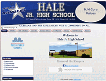 Tablet Screenshot of halejh.tulsaschools.org